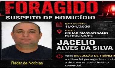 POLÍCIA CIVIL DIVULGA FOTO DE SUSPEITO DE ASSASSINAR PASTOR EM PETROLINA
