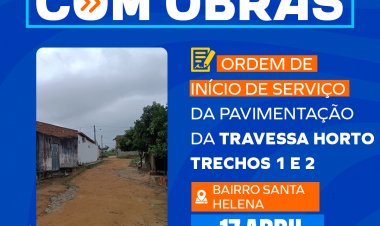 Prefeitura de Senhor do Bonfim realiza mais uma edição do Sextou com Obras hoje (17)