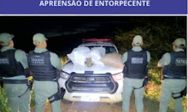 POLICIAIS MILITARES DO 5ºBPM APREENDEM ENTORPECENTE NO PROJETO N-4,EM PETROLINA - PE