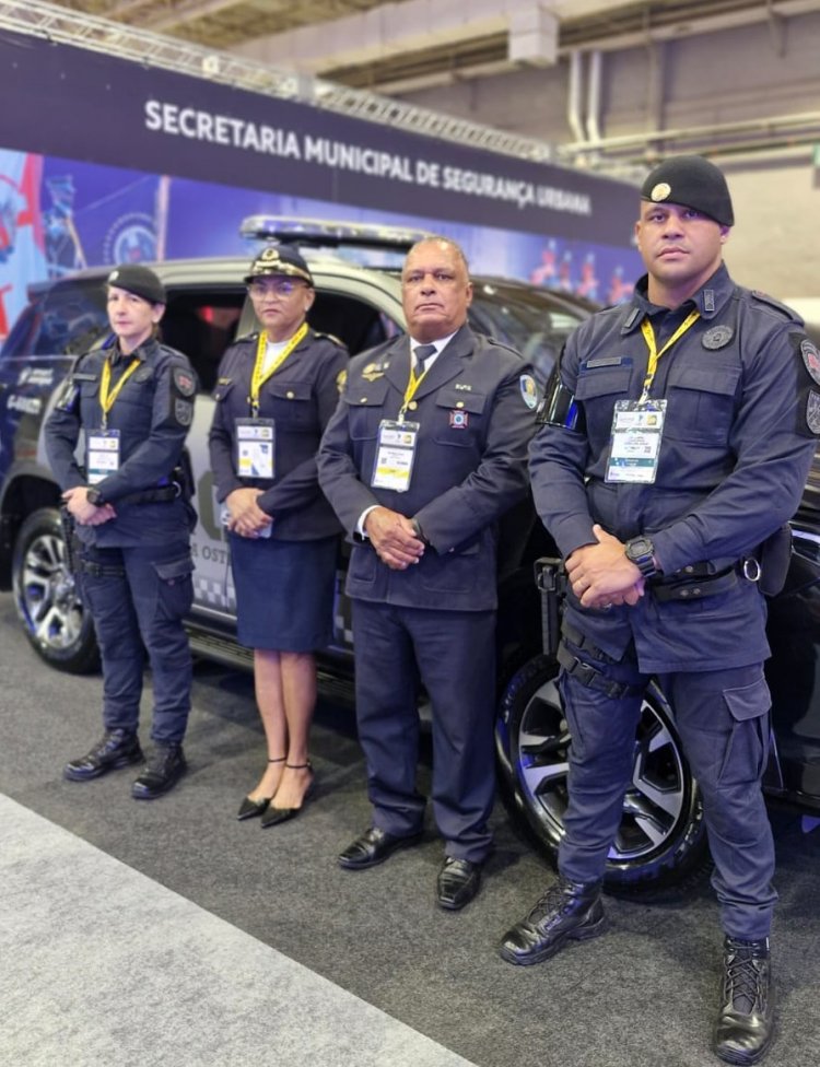 GCM de Sento Sé amplia qualificação em evento internacional de segurança em São Paulo