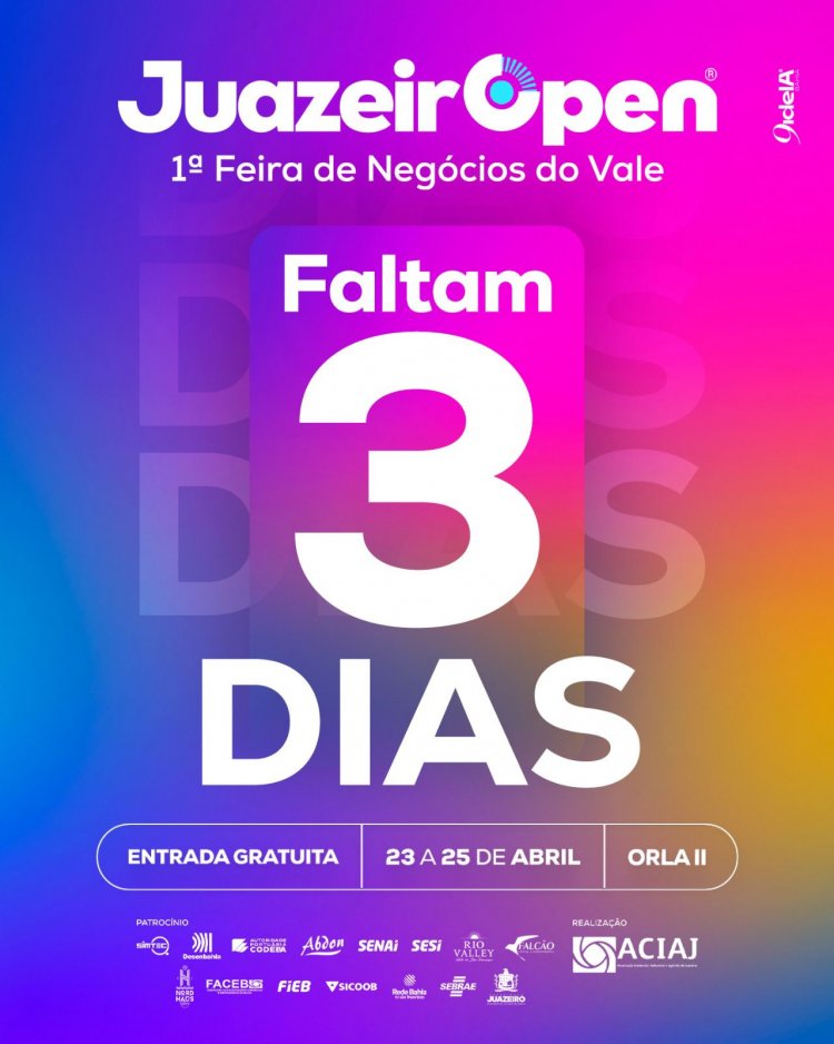 Falta apenas três dias: JuazeirOpen promete movimentar negócios e conhecimento no Vale do São Francisco