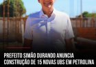    Olha o tanto de UBS chegando na zona rural de Petrolina