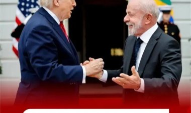O presidente dos Estados Unidos, Donald Trump, elogiou nesta quinta-feira (7) a reunião que teve com o presidente Luiz Inácio Lula da Silva (PT