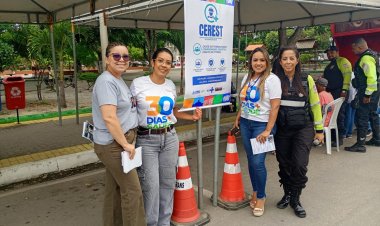 Maio Amarelo: Prefeitura de Senhor do Bonfim inicia programação em alusão a campanha com ações educativas