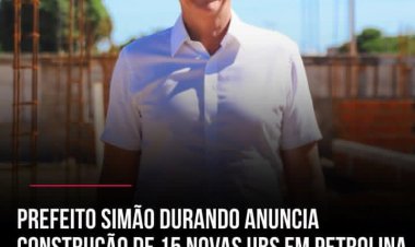    Olha o tanto de UBS chegando na zona rural de Petrolina