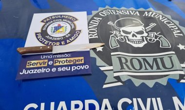 Guarda Civil Municipal prende suspeito de tentativa de homicídio em Juazeiro