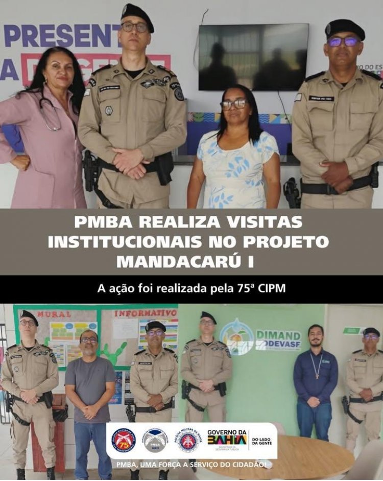 A Polícia Militar da Bahia informa que, na manhã desta quarta-feira (06)