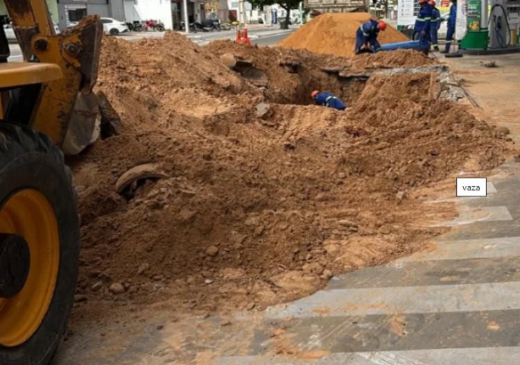 Vazamento de grande porte deixa mais de 20 localidades de Petrolina (PE) sem água nesta quinta (14)