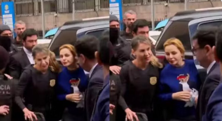 Deolane Bezerra chega à sede da Polícia após ser presa em operação contra lavagem do PCC 