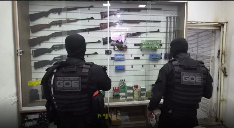 Serra Talhada (PE): Investigação da polícia civil revela esquema de desvio de armas legais para o mercado clandestino