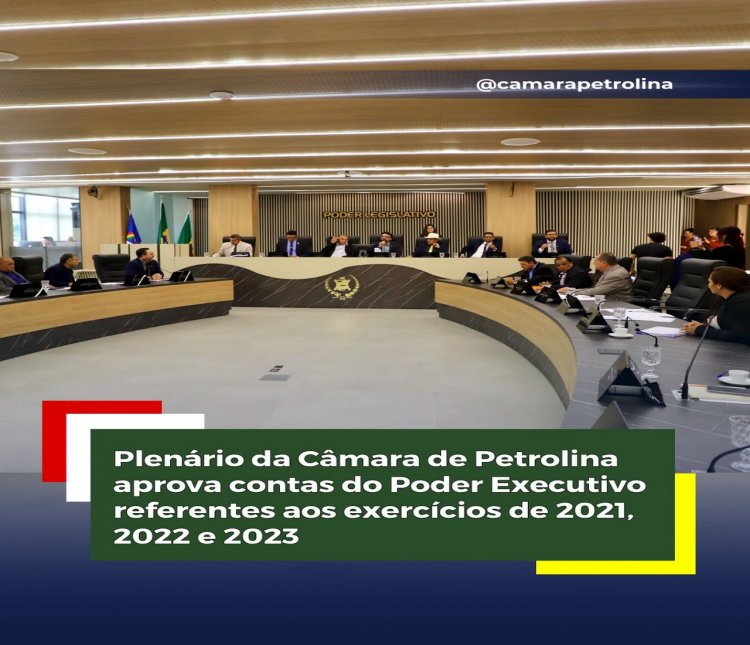 CONTAS APROVADAS  | Na Sessão Ordinária desta terça-feira (12),