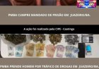   CIPE CAATINGA CUMPRE MANDADO DE PRISÃO E APREENDE TRÊS QUILOS DE DROGAS EM JUAZEIRO.
