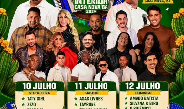 FESTA DO INTERIOR 2026 – CASA NOVA/BA