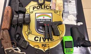 Operação da PCPE em Orocó resulta em prisões e apreensão de cocaína e armas