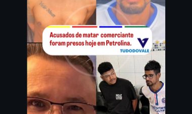 Com a presença da governadora na cidade as policias agiram rápido e conseguiram prender os acusados da autoria do crime ocorrido no bairro Areia Branca
