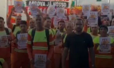 Os trabalhadores da limpeza urbana de Juazeiro, no norte da Bahia, que atuam na coleta de lixo, iniciaram nesta segunda-feira (22)