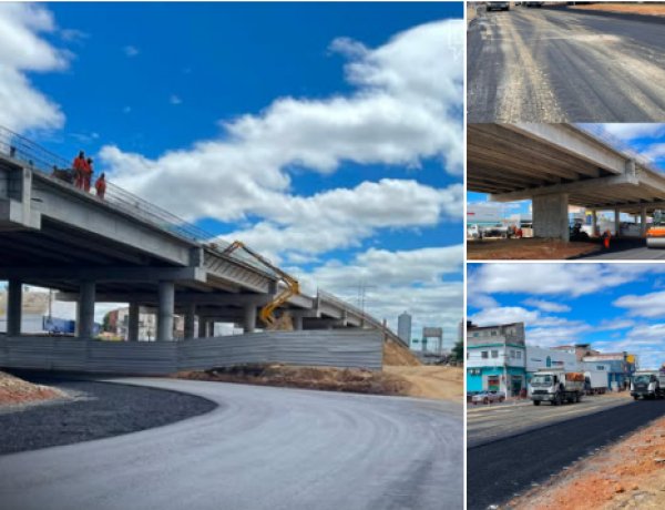 As obras do Complexo Viário de Juazeiro – Travessia Urbana já começam a transformar a mobilidade e a paisagem da cidade