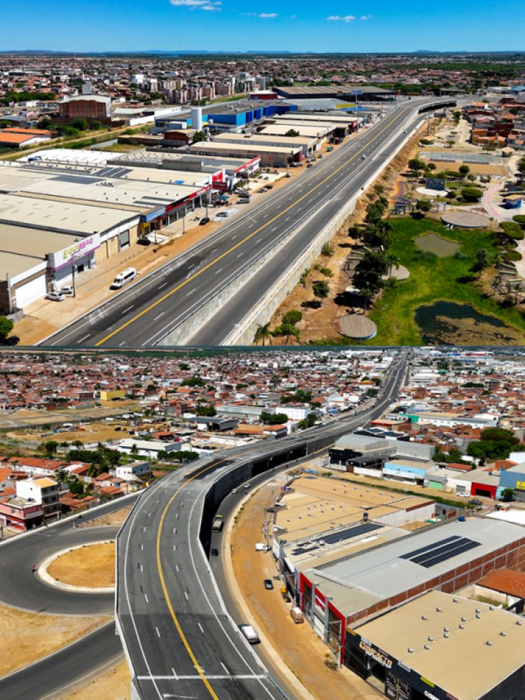 inauguração da primeira etapa da obra Travessia Urbana de Juazeiro
