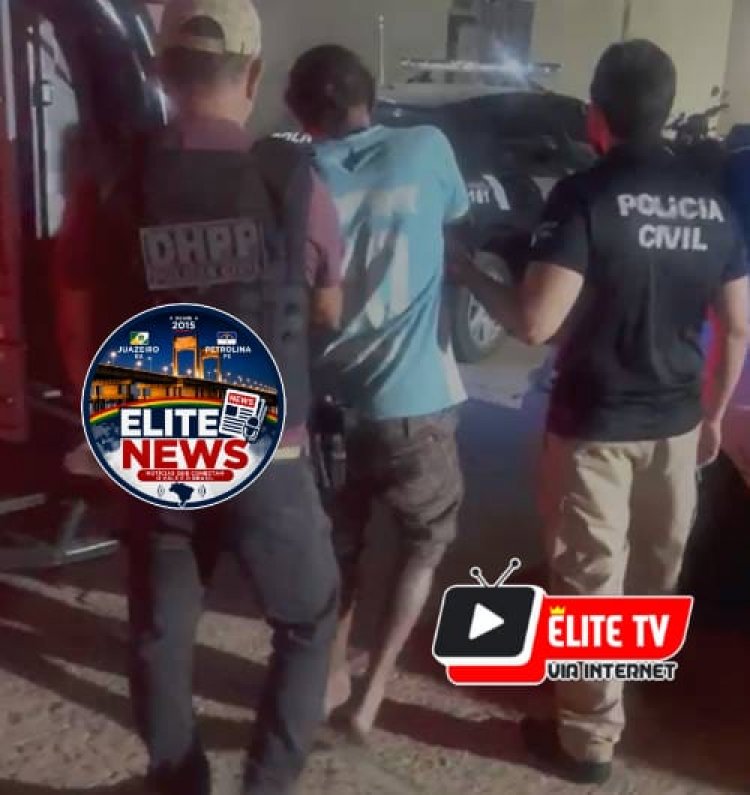 Polícia age rápido e prende em Juazeiro acusado de matar bebê de 9 meses