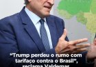 O presidente do PL, Valdemar Costa Neto, afirmou nesta terça-feira (21) que o Brasil não merece ser sobretaxado pelos Estados Unidos