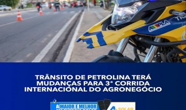 A Autarquia Municipal de Mobilidade (AMMPLA) irá oferecer apoio operacional durante a 3ª Corrida Rústica Internacional do Agronegócio