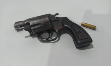 PM detém homem e apreende revólver durante o São Pedro de Pilar, em Jaguarari