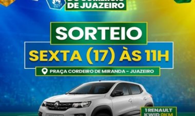CDL Juazeiro (BA) conclui Campanha de São João do Comércio e entrega um carro zero e 10 televisores nesta sexta (17)