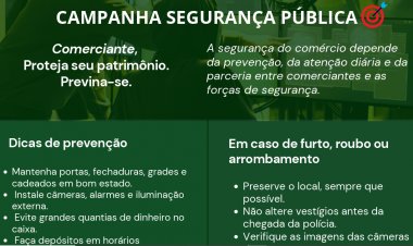 Aciaj Juazeiro lança cartilha de segurança para orientar comerciantes na prevenção de crimes