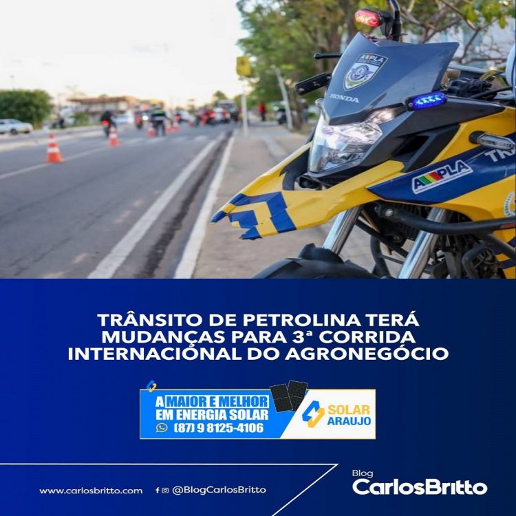 A Autarquia Municipal de Mobilidade (AMMPLA) irá oferecer apoio operacional durante a 3ª Corrida Rústica Internacional do Agronegócio