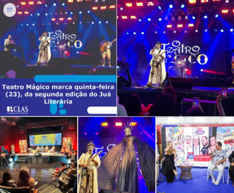 Teatro Mágico marca quinta-feira (23), da segunda edição do Juá Literária